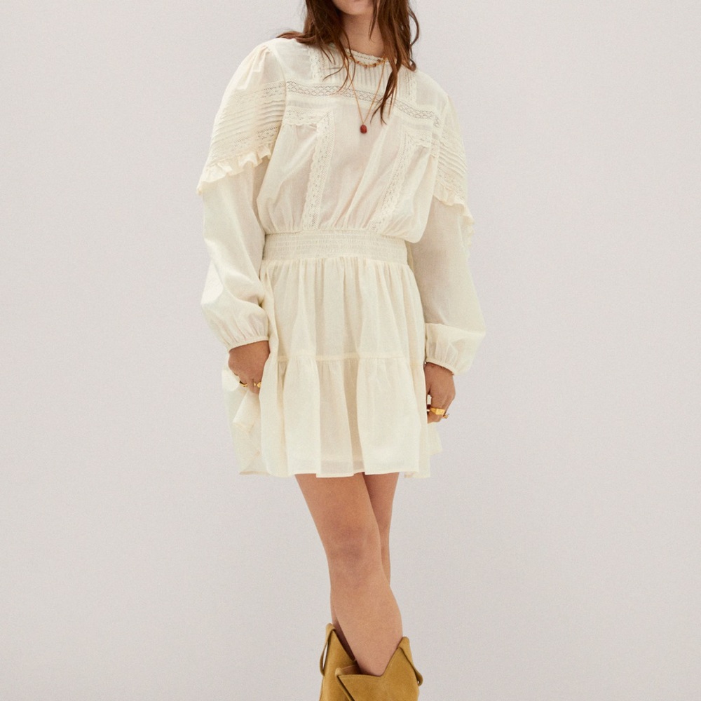 Mango Cream Mini Dress size 4